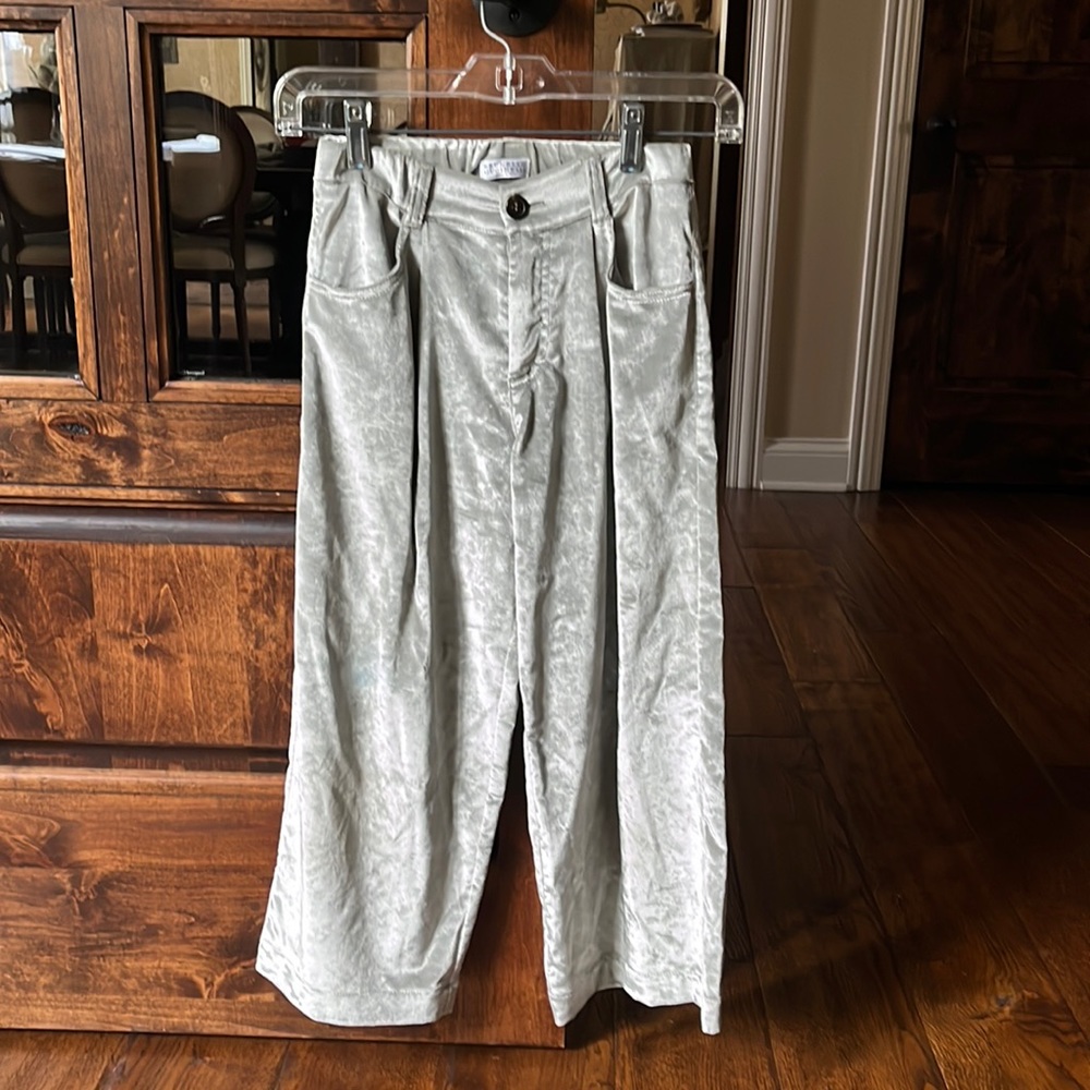 Brunello Cucinelli Kids Size 8 Velvet Pants